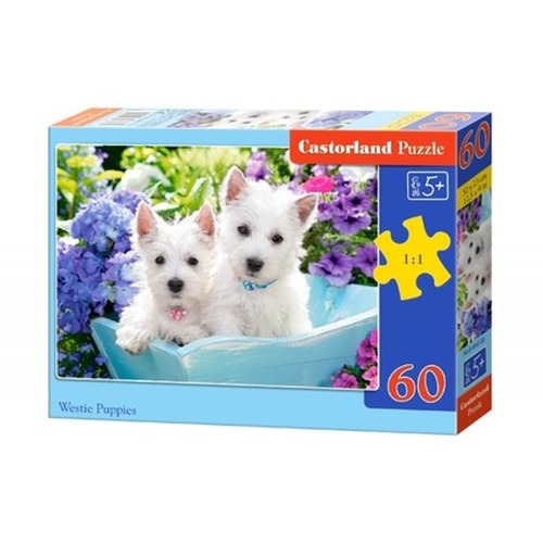 Puzzle 60 elementów - Szczeniaki Westa