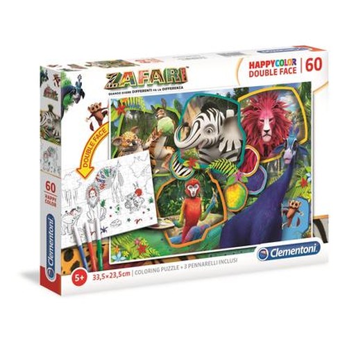Puzzle 60 happycolor Zafari 26994