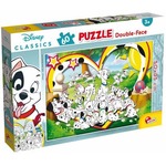 Puzzle 60 plus double-face 101 Dalmatyńczyków 304-86528