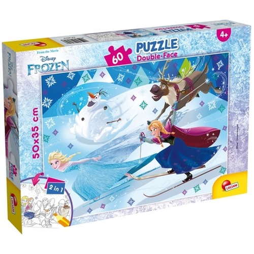 Puzzle 60 plus double-face Frozen 304-65318