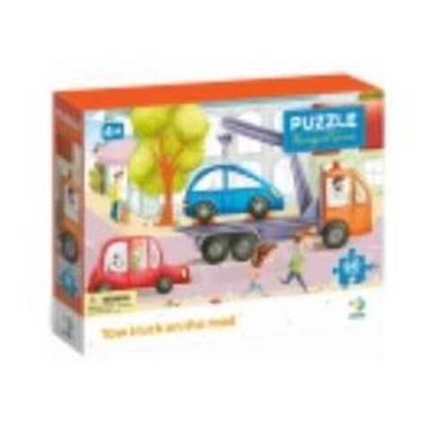 Puzzle 60 Tow truck on the road