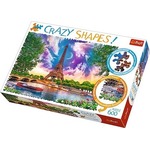 Puzzle 600 elementów Crazy Shapes - Niebo nad Paryżem