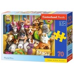 Puzzle 70 elementów Wesołe zwierzątka