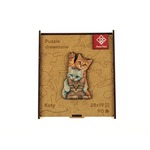 Puzzle 90 drewniane A4 Koty