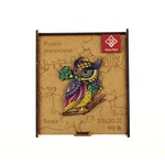 Puzzle 90 drewniane A4 Sowa