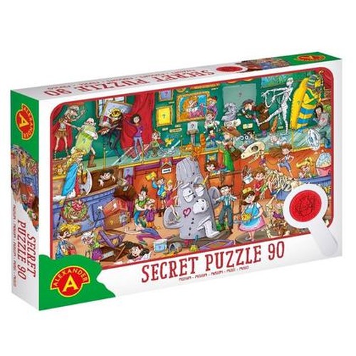 Puzzle 90 obserwacyjne z lupą - Muzeum ALEX