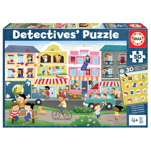 Puzzle detektywistyczne 50 el. Miasto