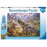 Puzzle dla dzieci 2D Dinozaury 300 elementów