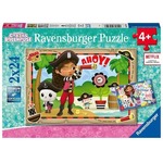 Puzzle dla dzieci 2x24 Koci Domek Gabi