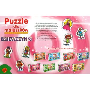 Puzzle dla maluszków - Dziewczynki