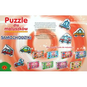Puzzle dla maluszków - Samochodziki