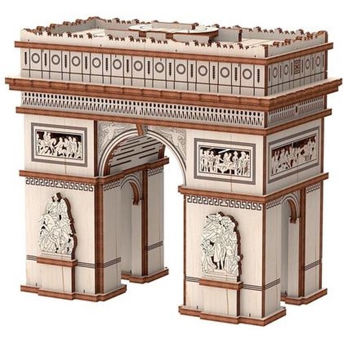 Puzzle Drewniane 3D Łuk Triumfalny