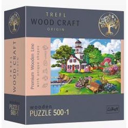 Puzzle drewniane 500+1 Letnia przystań TREFL