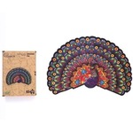 Puzzle drewniane eko 152 Luksusowy paw A3