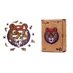 Puzzle drewniane eko 66 Majestatyczny tygrys A4