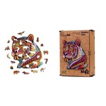 Puzzle drewniane eko 73 Tajemniczy tygrys A4