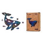 Puzzle drewniane eko 75 Potężny wieloryb A4