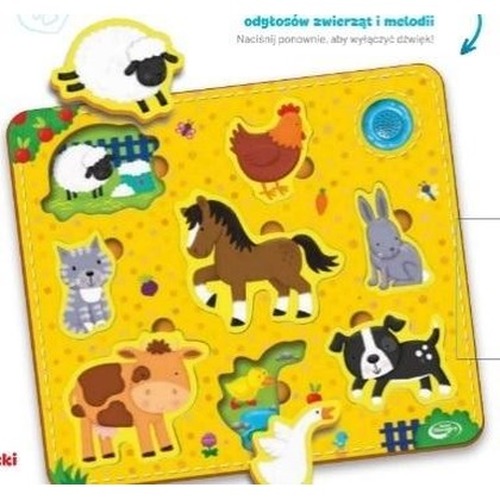 Puzzle dźwięki wokół nas zwierzęta