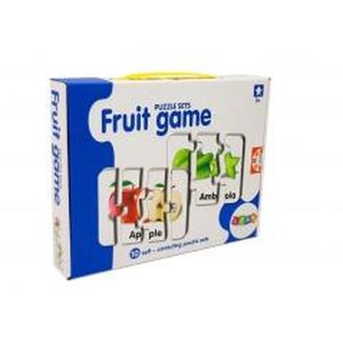 Puzzle edukacyjne owoce 10el