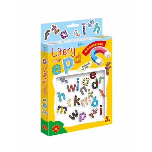 Puzzle magnetyczne Magnesiaki Małe litery