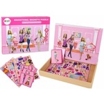 Puzzle magnetyczne z motywem lalki