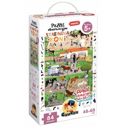 Puzzle obserwacyjne Stadnina koni