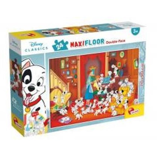 Puzzle podłogowe dwustronne Maxi 24 Klasyka Disney