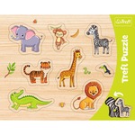 Puzzle Ramkowa układanka kształtowa - Zwierzęta egzotyczne