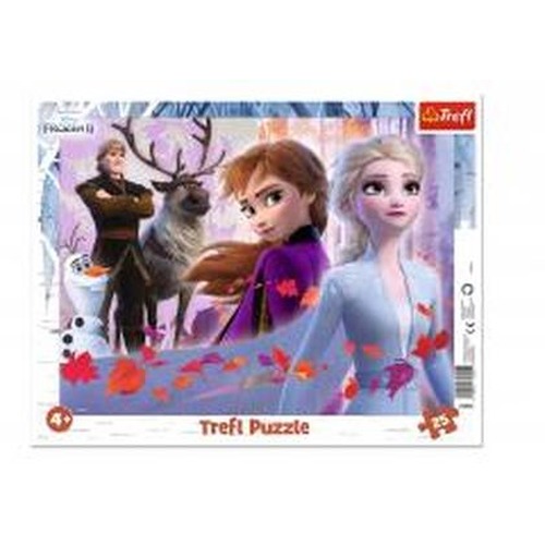 Puzzle ramkowe 25 Przygody w Krainie Lodu TREFL