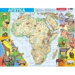 Puzzle ramkowe - Afryka fizyczna