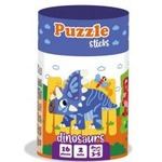 Puzzle sticks. Dinozaury