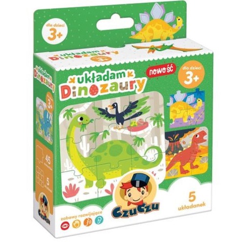 Puzzle Układam dinozaury 