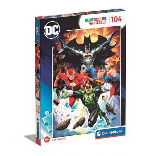 Puzzzle 104 elementy Super Kolor DC Comics