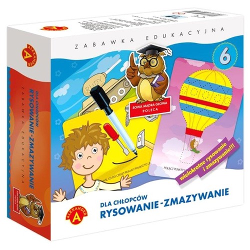Rysowanie - Zmazywanie 6 (dla chłopców)