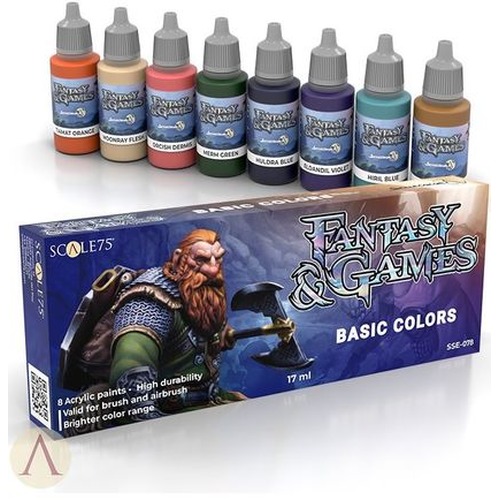 Scale75: Fantasy & Games - Paint Set - Basic Colors