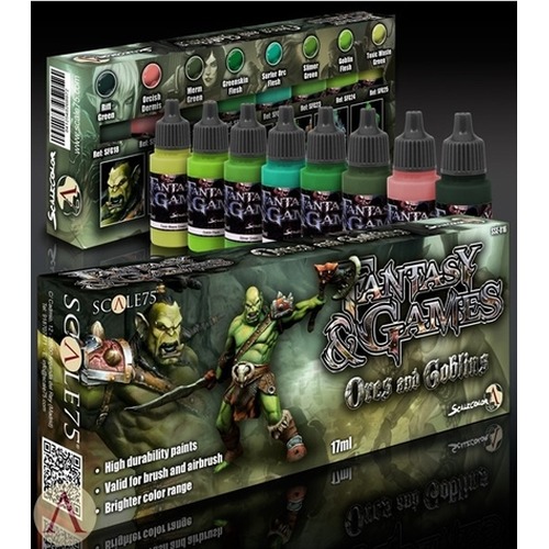 Scale75: Fantasy & Games - Paint Set - Orcs and Goblins