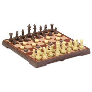 Szachy/Warcaby duże 32 cm (wersja magnetyczna)