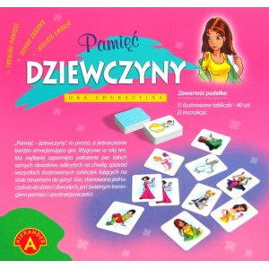 Układanka pamięciowa DZIEWCZYNY dla dzieci