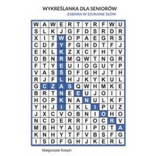 Wykreślanka - niebieska