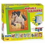 Wypukła malowanka Kucyk Mustang + gra memory