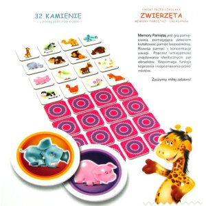 Zwierzęta - układanka memory mini